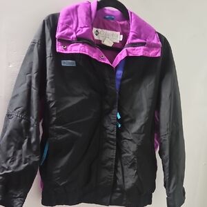 Columbia Women's Black and Purple Jacket